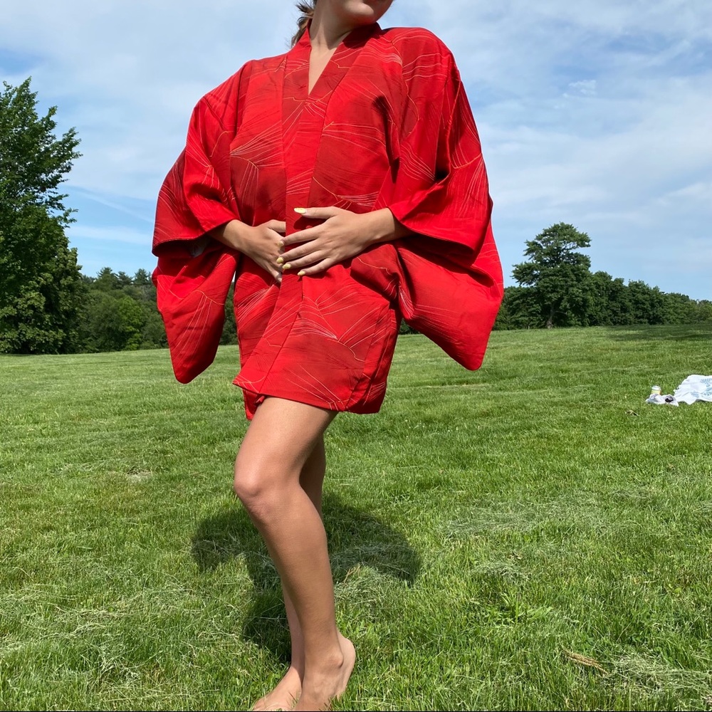 Red kimono